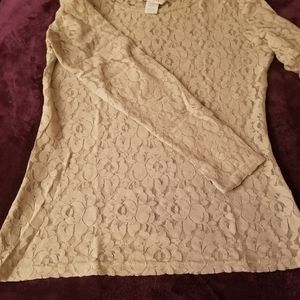 Long Sleeved Lace Women's Top